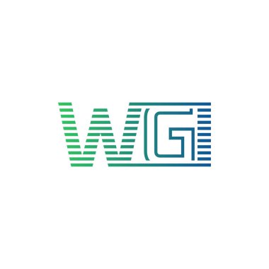 Modern WGI Logo Tasarımı. İş Kimliği için WGI Minimalist, Profesyonel ve Çok Yönlü Markalaştırma Simgesi
