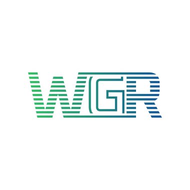 Modern WGR Logo Tasarımı. İş Kimliği için WGR Minimalist, Profesyonel ve Çok Yönlü Markalaştırma Simgesi