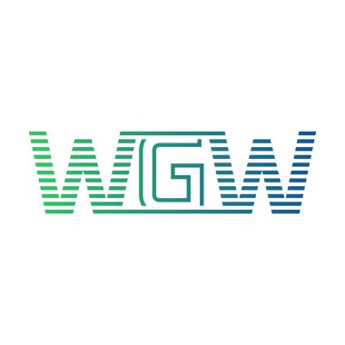 Modern WGW Logo Tasarımı. İş Kimliği için WGW Minimalist, Profesyonel ve Çok Yönlü Markalaştırma Simgesi
