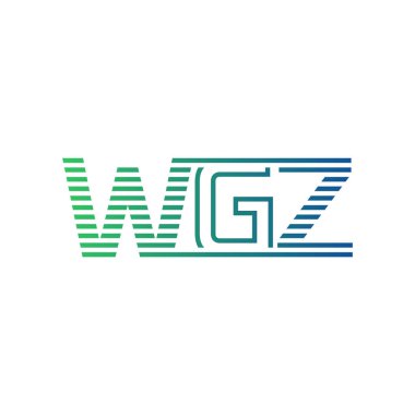 Modern WGZ Logo Tasarımı. İş Kimliği için WGZ Minimalist, Profesyonel ve Çok Yönlü Markalaştırma Simgesi
