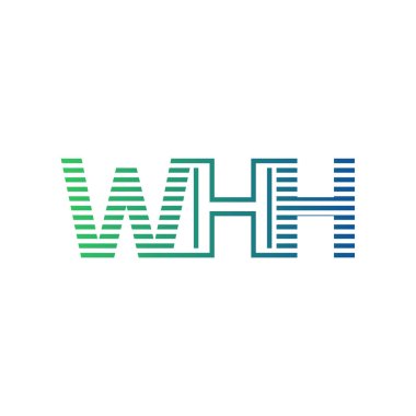 Modern WHH Logo Tasarımı. WHH Minimalist, Profesyonel ve İşletme Kimliği İçin Çok Yönlü Markalaştırma Simgesi