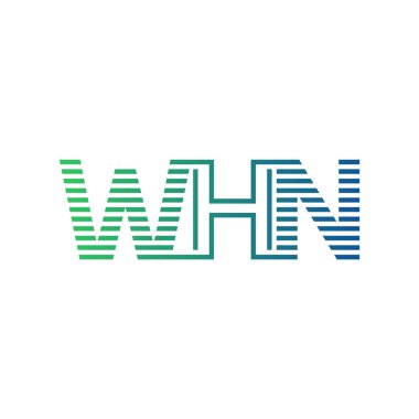 Modern WHN Logo Tasarımı. WHN Minimalist, Profesyonel ve Çok Yönlü İşletme Kimliği Simgesi