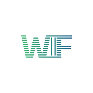 Modern WIF Logo Tasarımı. İş Kimliği için WIF Minimalist, Profesyonel ve Çok Yönlü Markalaştırma Simgesi