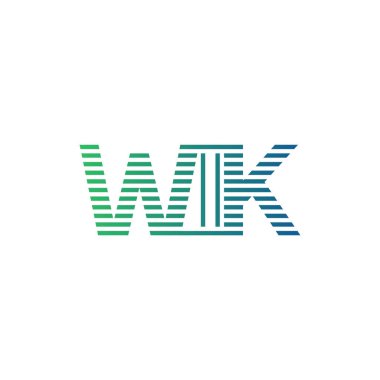 Modern WIK Logo Tasarımı. İş Kimliği için WIK Minimalist, Profesyonel ve Çok Yönlü Marka Simgesi