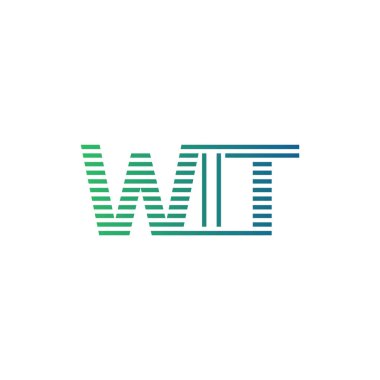 Modern WIT Logo Tasarımı. Harf WIT İş Kimliği Minimalist, Profesyonel ve Çok Yönlü Markalaştırma Simgesi