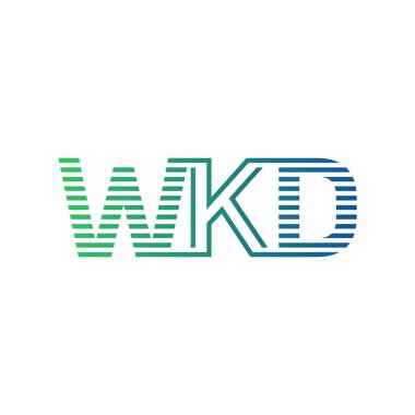 Modern WKD Logo Design. Letter WKD Minimalist, Professional, and Versatile Branding Icon for Business Identity clipart