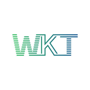 Modern WKT Logo Tasarımı. İş Kimliği için WKT Minimalist, Profesyonel ve Çok Yönlü Markalaştırma Simgesi