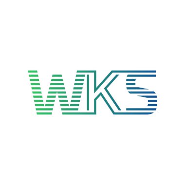 Modern WKS Logo Tasarımı. WKS Minimalist, Profesyonel ve Çok Yönlü İşletme Kimliği Simgesi