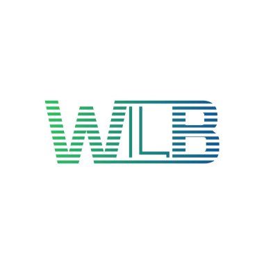 Modern WLB Logo Tasarımı. İş Kimliği için WLB Minimalist, Profesyonel ve Çok Yönlü Markalaştırma Simgesi