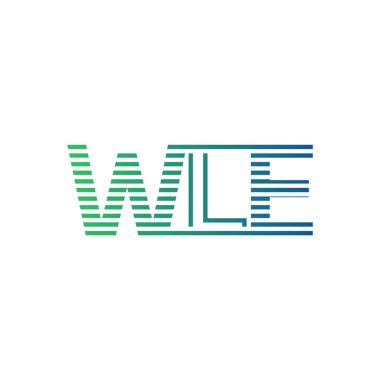 Modern WLE Logo Tasarımı. Harf WLE İş Kimliği Minimalist, Profesyonel ve Çok Yönlü Markalaştırma Simgesi