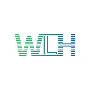 Modern WLH Logo Tasarımı. İş Kimliği için WLH Minimalist, Profesyonel ve Çok Yönlü Markalaştırma Simgesi