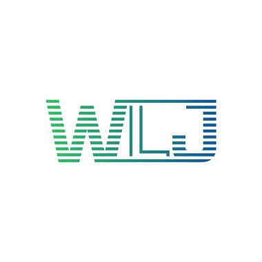 Modern WLJ Logo Tasarımı. İş Kimliği için WLJ Minimalist, Profesyonel ve Çok Yönlü Markalaştırma Simgesi
