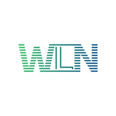 Modern WLN Logo Tasarımı. İş Kimliği için WLN Minimalist, Profesyonel ve Çok Yönlü Markalaştırma Simgesi