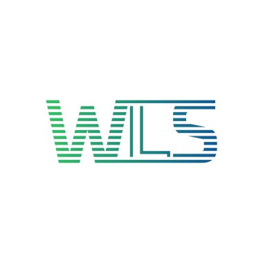 Modern WLS Logo Tasarımı. Harf WLS İş Kimliği Minimalist, Profesyonel ve Çok Yönlü Markalaştırma Simgesi