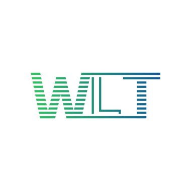 Modern WLT Logo Tasarımı. İş Kimliği için WLT Minimalist, Profesyonel ve Çok Yönlü Markalaştırma Simgesi