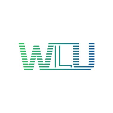 Modern WLU Logo Tasarımı. İş Kimliği için WLU Minimalist, Profesyonel ve Çok Yönlü Markalaştırma Simgesi