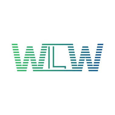 Modern WLW Logo Tasarımı. İş Kimliği için WLW Minimalist, Profesyonel ve Çok Yönlü Markalaştırma Simgesi