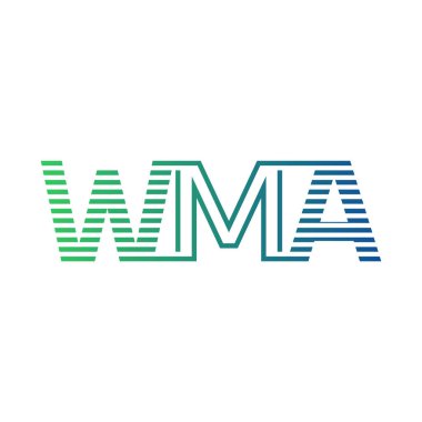 Modern WMA Logo Tasarımı. İş Kimliği için WMA Minimalist, Profesyonel ve Çok Yönlü Markalaştırma Simgesi