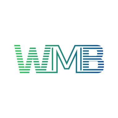Modern WMB Logo Tasarımı. İş Kimliği için WMB Minimalist, Profesyonel ve Çok Yönlü Markalaştırma Simgesi