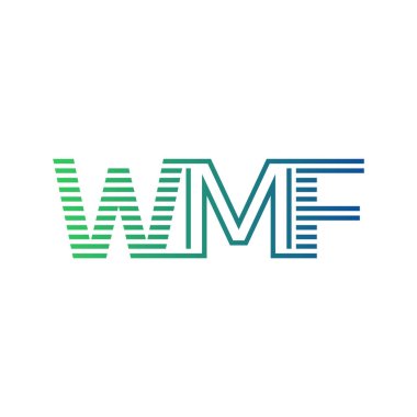 Modern WMF Logo Tasarımı. İş Kimliği için WMF Minimalist, Profesyonel ve Çok Yönlü Markalaştırma Simgesi