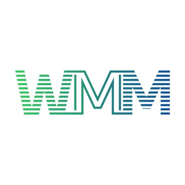 Modern WMM Logo Tasarımı. İş Kimliği için WMM Minimalist, Profesyonel ve Çok Yönlü Markalaştırma Simgesi