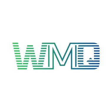 Modern WMQ Logo Tasarımı. İş Kimliği için WMQ Minimalist, Profesyonel ve Çok Yönlü Markalaştırma Simgesi