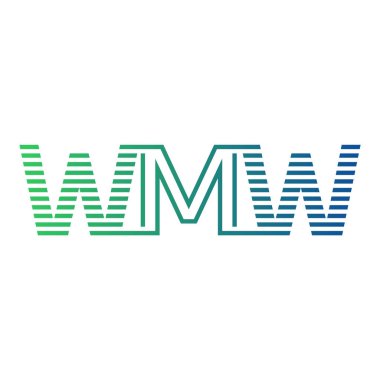 Modern WMW Logo Tasarımı. İş Kimliği için WMW Minimalist, Profesyonel ve Çok Yönlü Markalaştırma Simgesi