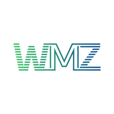 Modern WMZ Logo Tasarımı. İş Kimliği için WMZ Minimalist, Profesyonel ve Çok Yönlü Markalaştırma Simgesi