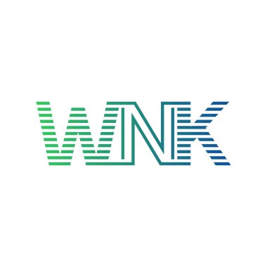 Modern WNK Logo Tasarımı. İş Kimliği için WNK Minimalist, Profesyonel ve Çok Yönlü Markalaştırma Simgesi