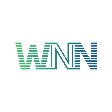 Modern WNN Logo Tasarımı. İş Kimliği için WNN Minimalist, Profesyonel ve Çok Yönlü Markalaştırma Simgesi