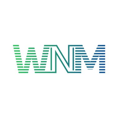 Modern WNM Logo Tasarımı. İş Kimliği için WNM Minimalist, Profesyonel ve Çok Yönlü Markalaştırma Simgesi