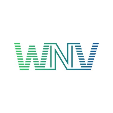 Modern WNV Logo Tasarımı. İş Kimliği için WNV Minimalist, Profesyonel ve Çok Yönlü Markalaştırma Simgesi