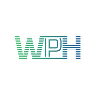 Modern WPH Logo Tasarımı. İş Kimliği için WPH Minimalist, Profesyonel ve Çok Yönlü Markalaştırma Simgesi