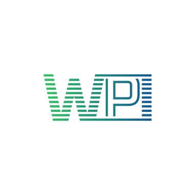 Modern WPI Logo Tasarımı. İş Kimliği için WPI Minimalist, Profesyonel ve Çok Yönlü Markalaştırma Simgesi