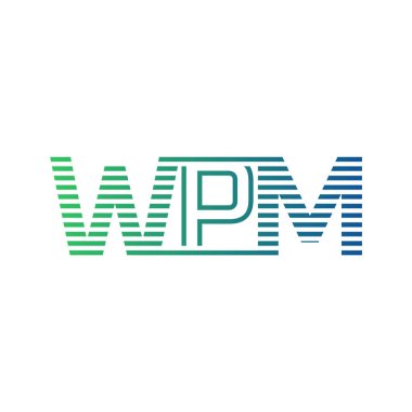 Modern WPM Logo Tasarımı. İş Kimliği İçin SNM Minimalist, Profesyonel ve Çok Yönlü Markalaştırma Simgesi