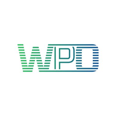Modern WPO Logo Tasarımı. İş Kimliği için WPO Minimalist, Profesyonel ve Çok Yönlü Markalaştırma Simgesi