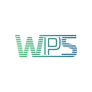 Modern WPS Logo Tasarımı. WPS Minimalist, Profesyonel ve İş Kimliği için Çok Yönlü Markalaştırma Simgesi