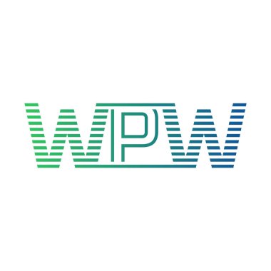Modern WPW Logo Tasarımı. İş Kimliği için WPW Minimalist, Profesyonel ve Çok Yönlü Markalaştırma Simgesi