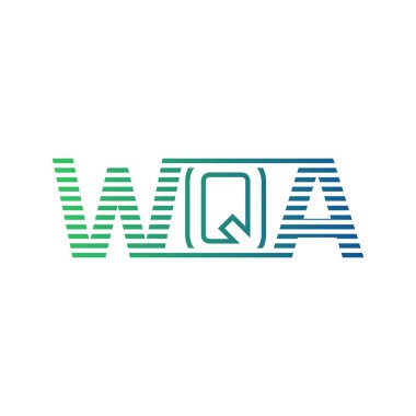 Modern WQA Logo Tasarımı. İş Kimliği için WQA Minimalist, Profesyonel ve Çok Yönlü Markalaştırma Simgesi