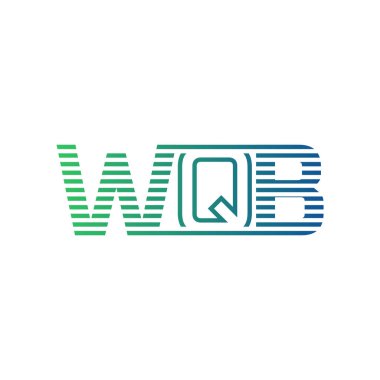 Modern WQB Logo Tasarımı. WQB Minimalist, Profesyonel ve Çok Yönlü İşletme Kimliği Simgesi