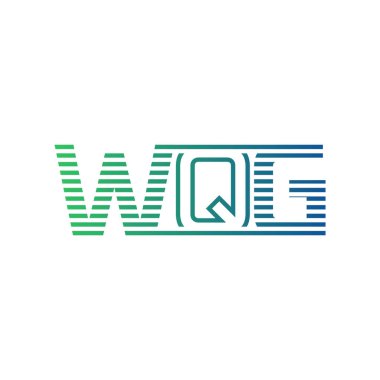 Modern WQG Logo Tasarımı. İş Kimliği için WQG Minimalist, Profesyonel ve Çok Yönlü Markalaştırma Simgesi