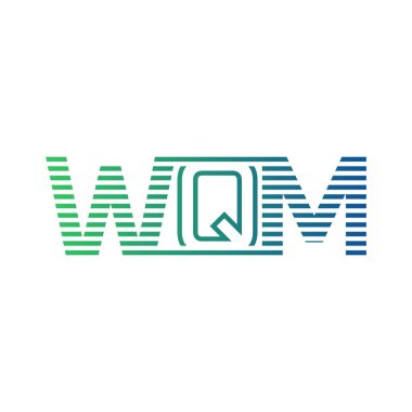Modern WQM Logo Tasarımı. İş Kimliği için WQM Minimalist, Profesyonel ve Çok Yönlü Markalaştırma Simgesi