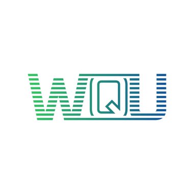 Modern WQU Logo Tasarımı. WQU Minimalist, Profesyonel ve Çok Yönlü İşletme Kimliği Simgesi