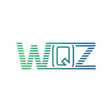 Modern WQZ Logo Tasarımı. İş Kimliği için WQZ Minimalist, Profesyonel ve Çok Yönlü Markalaştırma Simgesi