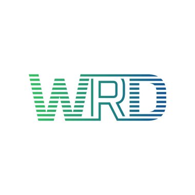 Modern WRD Logo Tasarımı. İş Kimliği için WRD Minimalist, Profesyonel ve Çok Yönlü Markalaştırma Simgesi