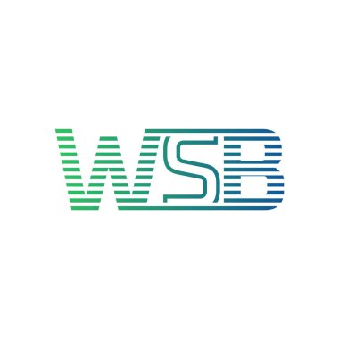 Modern WSB Logo Tasarımı. İş Kimliği için WSB Minimalist, Profesyonel ve Çok Yönlü Markalaştırma Simgesi