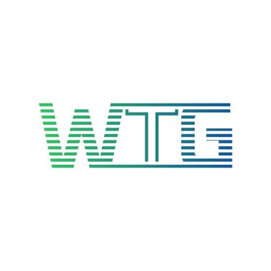 Modern WTG Logo Tasarımı. WTG Minimalist, Profesyonel ve Çok Yönlü İşletme Kimliği Simgesi