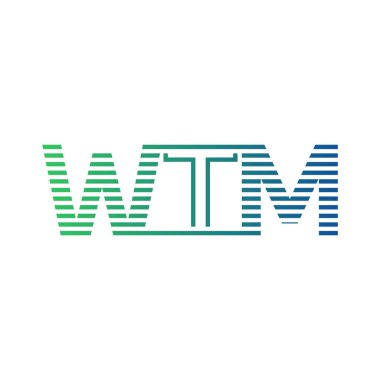Modern WTM Logo Tasarımı. WTM Minimalist, Profesyonel ve Çok Yönlü İşletme Kimliği Simgesi