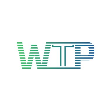 Modern WTP Logo Tasarımı. Harf WTP İş Kimliği Minimalist, Profesyonel ve Çok Yönlü Markalaştırma Simgesi