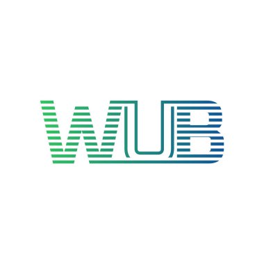Modern WUB Logo Tasarımı. Harf WUB İş Kimliği Minimalist, Profesyonel ve Çok Yönlü Markalaştırma Simgesi